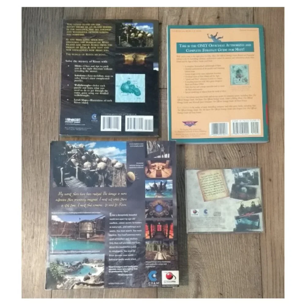 PC Games Collection-Myst, Riven, Ms. Pacman and more